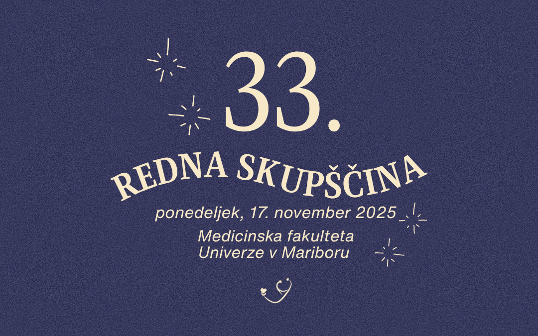 Sklic 33. redne skupščine Društva študentov medicine Maribor